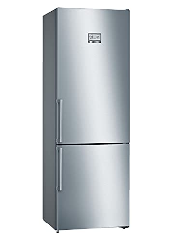 Bosch Elettrodomestici KGN49AIDP Serie 6, Frigo-congelatore combinato da libero posizionamento, 203 x 70 cm, inox-easyclean