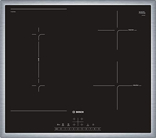 Bosch Elettrodomestici PVS645FB5E Serie 6, Piano cottura a induzione, 60 cm, nero, con profili