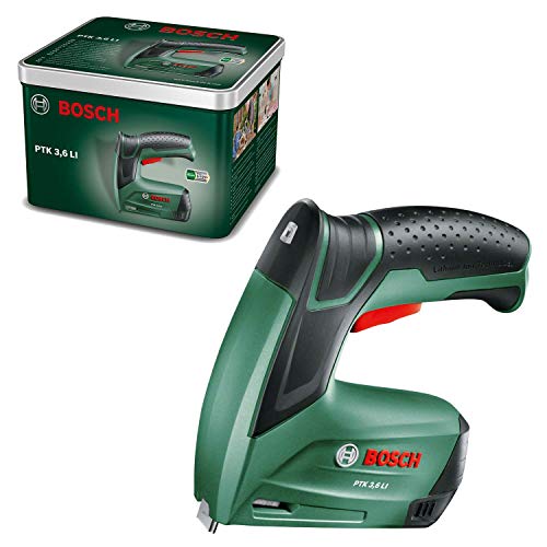 Bosch Graffatrice a batteria PTK 3.6 LI, batteria integrata, 3.6 Volt, 30 colpi min, in scatola metallica