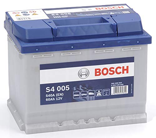 Bosch S4005, Batteria per Auto, 60A h, 540A, Tecnologia al Piombo Acido, per Veicoli Senza Sistema Start Stop