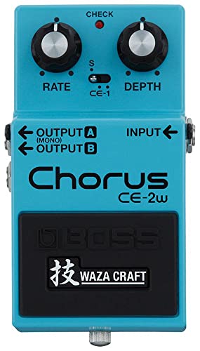 BOSS CE-2W Pedale Chorus Waza Craft Special Edition, pedale Waza Craft in edizione speciale, l esperienza definitiva del suono BOSS