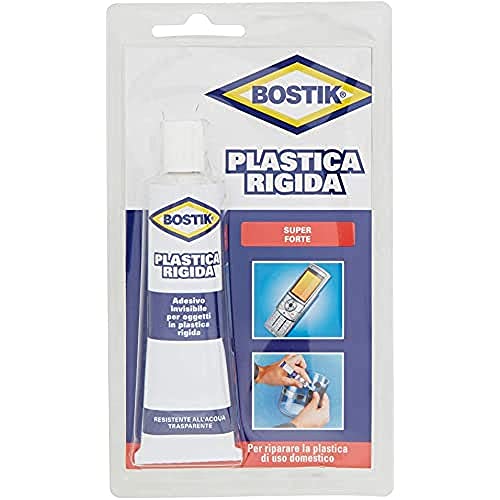 BOSTIK Plastica Rigida colla forte per la riparazione di molti oggetti in plastica 50g incolore