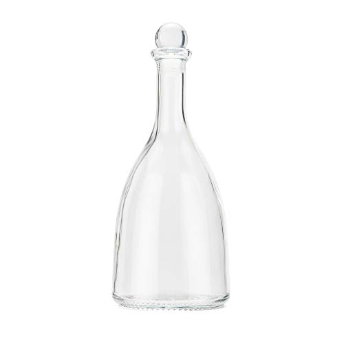 BrandPrint Bottiglia in Vetro per Acqua Modello Viola 750 ml con Tappo a Sfera. Bottiglie per ristoranti, Bottiglie in Vetro per Acqua microfiltrata. Bottiglia di Design