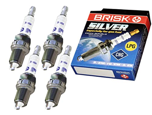 Brisk Silver DR15YS 1334 Candele d accensione Benzina GPL Metano, set di 4