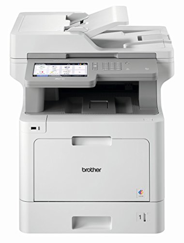 Brother MFC-L957 0cdw professionale 4 in 1 multifunzione laser a colori (stampante, scanner, fotocopiatrice, Fax), colore: bianco grigio