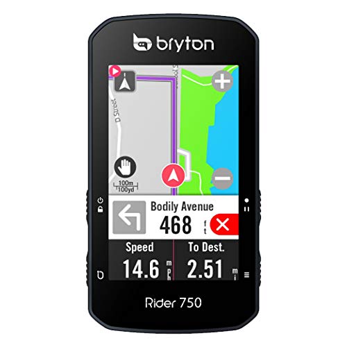 Bryton Rider 750E Ciclo Computer Gps, Display Touchscreen Da 2.8  C...