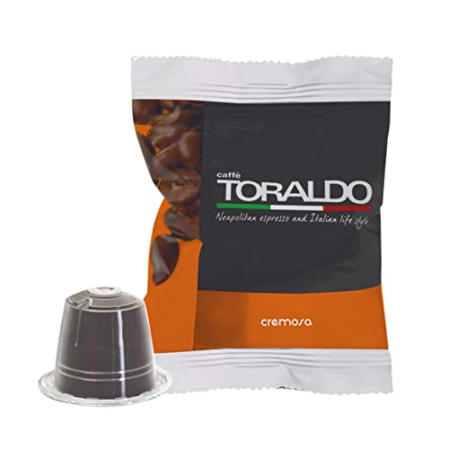CAFFÈ TORALDO - CREMOSA - Box 100 CAPSULE COMPATIBILI NESPRESSO da 5.5g