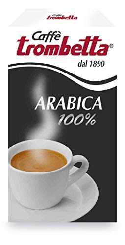 Caffè Trombetta, Caffè Macinato, 100% Arabica - 1 Confezione da 250g