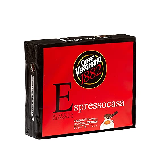 Caffè Vergnano 1882 Caffè Macinato Espressocasa - 8 confezioni da...