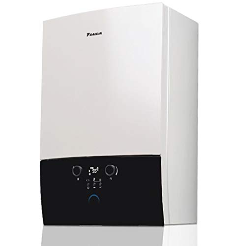 Caldaia a condensazione DAIKIN 24 kW ultracompatta, riscaldamento, produzione acqua sanitaria istantanea + Kit Fumi (1, Modello Base)