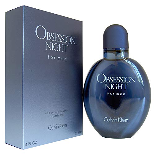Calvin Klein Obsession Night for Men Eau de Toilette, Uomo, 125 ml