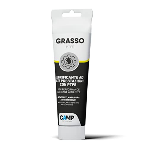 Camp GRASSO PTFE, Grasso lubrificante sintetico a base di PTFE ad alte prestazioni, Effetto anti-usura e anti-grippaggio, 150 ml