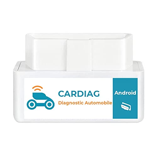 CarDiag unità diagnostica automobilistica multimarca (Bluetooth), Compatibile con l applicazione Gratuita Android, per rilevare guasti e spegnere la Spia del Motore