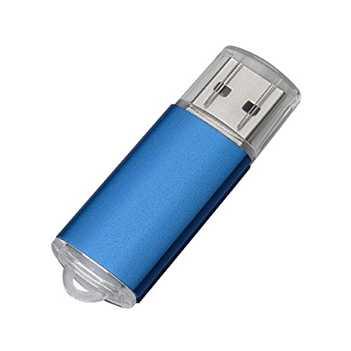 Chiavetta USB 2.0 3.0 da 5 pezzi, unità di memoria USB 2.0 blu vio...