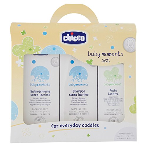 Chicco 3207 - Cofanetto bagnoschiuma e shampoo senza lacrime + past...