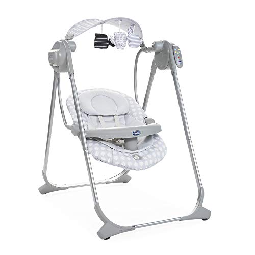 Chicco Altalena Polly Swing Up, 0 m+, Argento