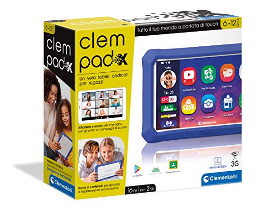 Clementoni - X Clempad X Tablet per Bambini (versione in italiano),...