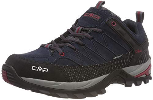 CMP Uomo Rigel Low Trekking Shoes Wp Scarpe da Trekking, Nero Asphalt Syrah, 45 EU
