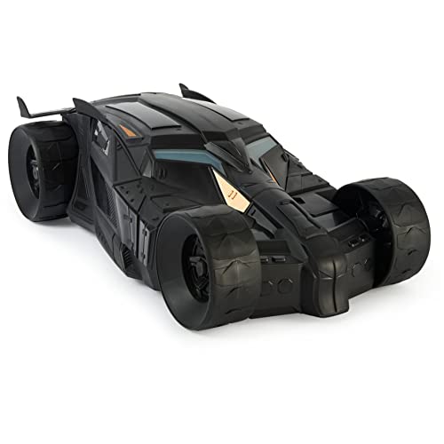 DC COMICS, BATMAN, Batmobile compatibile in scala 30 cm, giocattolo per bambini e bambine da 3 anni in su