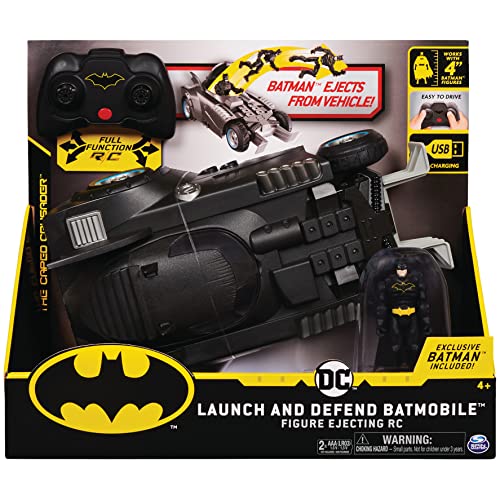 DC Comics -BATMAN - BATMOBILE RC DELUXE - Auto radiocomandata con e...