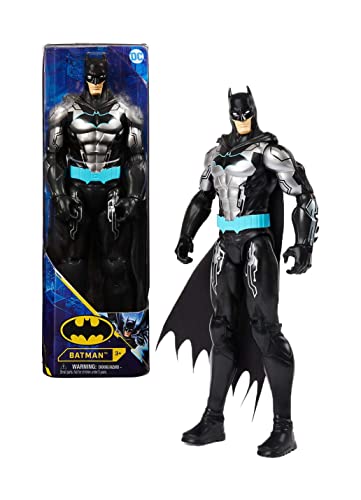 DC COMICS | BATMAN | Personaggio Batman Tech con armatura argento e...