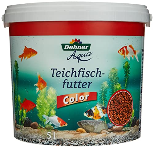 Dehner Aqua - Mangime per pesci da laghetto Color, 5 l