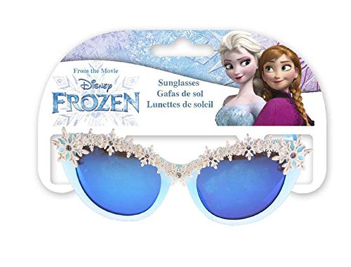 Disney Gafas De Premium Frozen 2 Forma Con Hielo, Occhiali Da sole per alpinismo e trekking unisex, bambini ragazzi (Multicolore), Taglia unica confezione da 5
