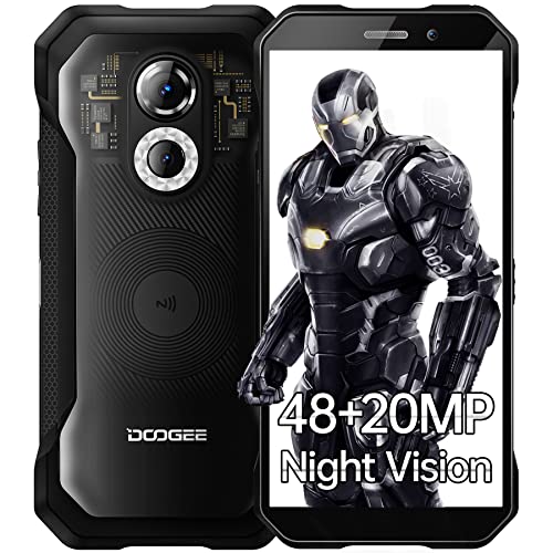 DOOGEE S61 Pro (2022) Rugged Smartphone 6GB+128GB, 48MP+20MP Visione Notturna, 6.0  Telefono Indistruttibile, 5180mAh Cellulare Antiurto, Smartphone Android 12, IP68 69K, 4G Dual SIM Octa Core NFC OTG