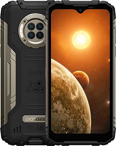 DOOGEE S96 Pro Rugged Smartphone Super Visione Notturna,8 GB + 128 GB, 6.22 Pollici HD+, Fotocamera Quadrupla da 48 MP, 6350 mAh Grande Batteria, 4G Dual SIM Telofono Cellulare,IP68 IP69K,Android 10