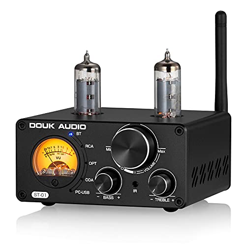 Douk Audio ST-01 HiFi Bluetooth 5.0 Tube Amplificatore stereo ricev...
