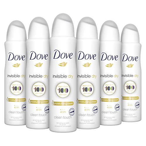 Dove, Deodorante Spray Invisible Dry, con Crema Idratante e Oli Nat...