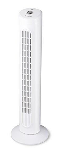 Duracraft DO1100E Ventilatore a Torre, Oscillante, Bianco