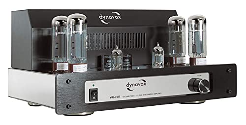 Dynavox VR-70E II - Amplificatore a valvole, colore: Cromo