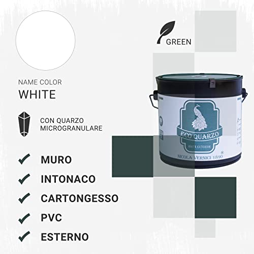 Eco Quarzo Bianco, Uniformante Ecologico con Protezione Durevole, p...