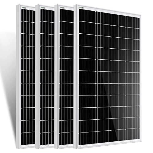 ECO-WORTHY - Modulo solare monocristallino da 480 W, 12 V, ad alta efficienza per camper