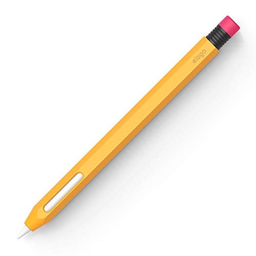 Elago Custodia Classica Pencil Compatibile con Apple Pencil 2a Generazione Cover, Design Classico Compatibile con Ricarica Magnetica e Double Tap (Leggere Istruzione D INSTALLAZIONE) (Giallo)