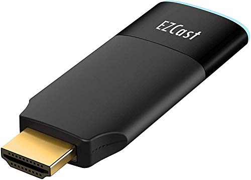 EZCAST 2 Adattatore display HDMI wireless, supporta WiFi 2.4 5GHZ, compatibile con Android, iOS, Windows, MacOS, DLNA, Miracast, mirroring Airplay