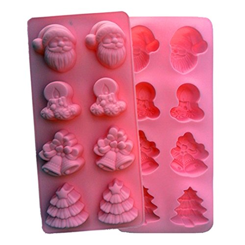 FantasyDay Stampo in Silicone per Dolci a Forma di Natale a Tema,...
