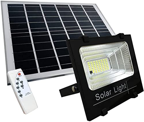 Faro faretto LED 300W con pannello solare luce fredda T-300