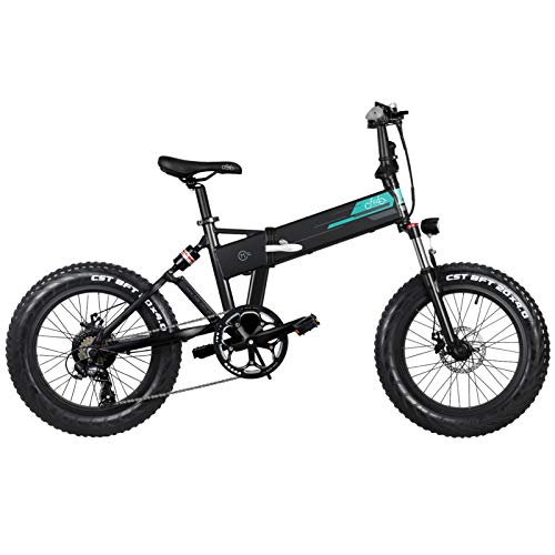FIIDO M1 Bicicletta elettrica per adulti ricaricabile, veicolo pieghevole esterno a 3 marce rimovibile, batteria di grande capacità del motore da - nera