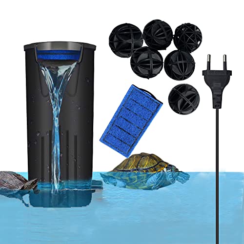 Filtro per tartaruga per acquario, filtro a basso livello di acqua, filtro sommergibile per tartarughe