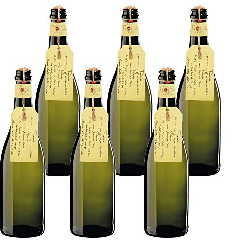 FIOCCO DI VITE Piemonte Doc Bianco Fiocco Di Vite Vino Frizzante - 6 Bottiglie - 6 x 75cl