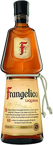 Frangelico Liquore a Base di Nocciole con Distillati di Semi di Cacao, Vaniglia e Caffe, 20% Vol, Bottiglia in Vetro da 70 cl