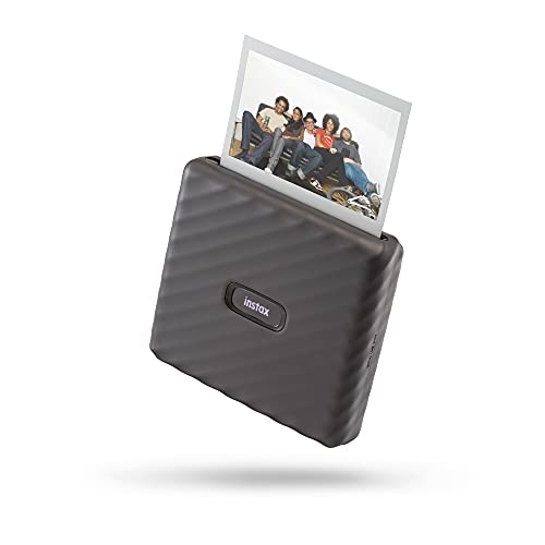 Fujifilm Instax Link Wide Mocha Grey, Stampante Compatta per Smartphone, Stampa a Sviluppo Istantaneo in Grande Formato Wide, App per la Personalizzazione Delle Foto, Dimensioni Stampa 99X62 Mm
