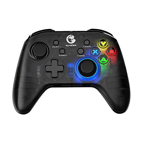 GameSir T4 Pro, Controller Wireless per Switch PC iOS Android, Gamepad per Cellulare Bluetooth Dual Shock, per Apple Arcade MFi Games