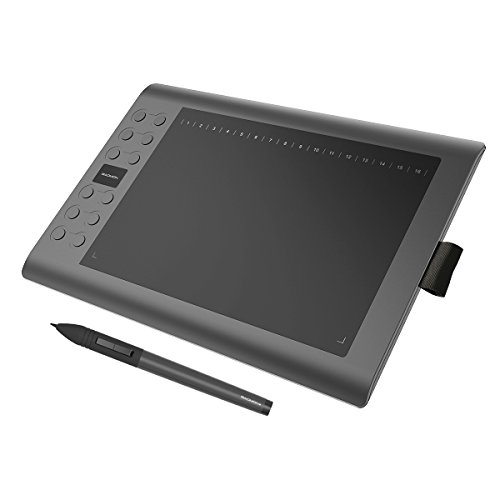 GAOMON M106K - Professionale 10 x 6 Pollici Disegno Digitale Penna Tavoletta Grafica con Senza Fili Stilo