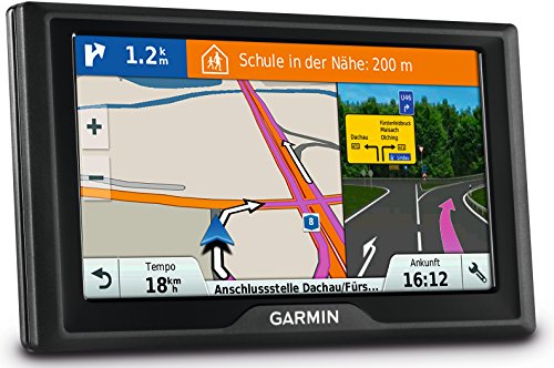 Garmin Drive 60 CE LMT Navigatore da 6.0  con Mappa Italia e Europa Centrale, Aggiornamento a Vita e Infotraffico, Nero