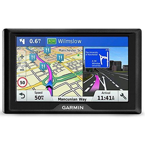 Garmin Drive 61 WE LMT-S Navigatore 6 , Mappa UK e Irlanda, Aggiornamento a Vita e Infotraffico Live via Bluetooth, Traffico Smartphone Link (Ricondizionato)