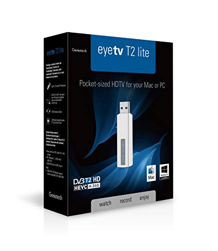 Geniatech EyeTV T2 lite, chiavetta USB TV digitale per DVB-T, DVB-T...