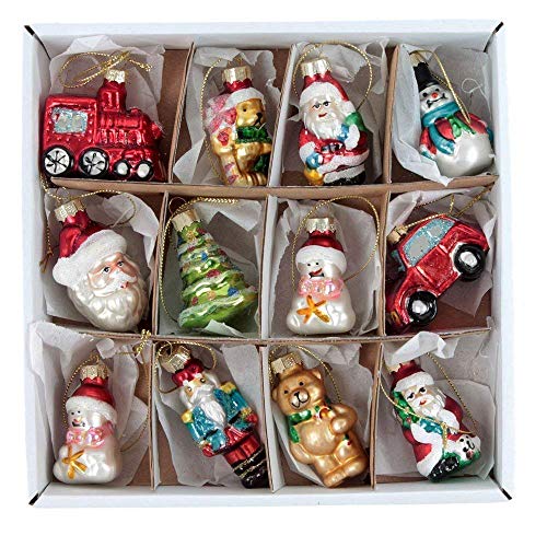 Gisela Graham - Set di 12 mini decorazioni per albero di Natale